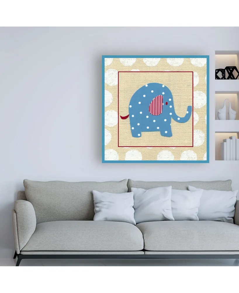Chariklia Zarris Katherines Elephant Childrens Art Canvas Art