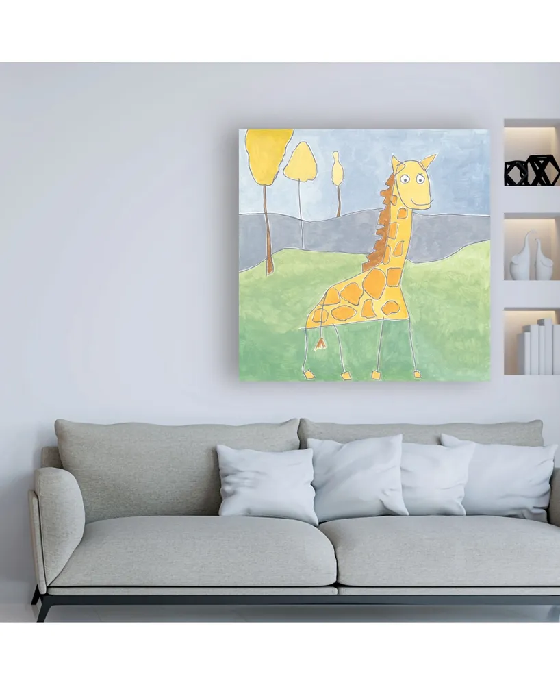 Megan Meagher Quinns Giraffe Canvas Art