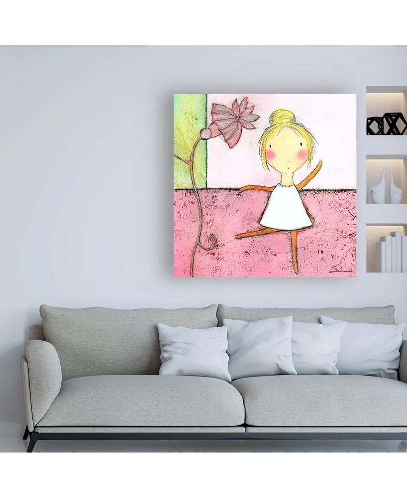 Carla Sonheim Pink Ballerina Canvas Art