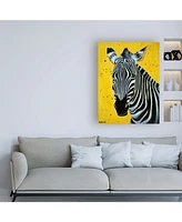 Angela Bon Zebra Close Canvas Art