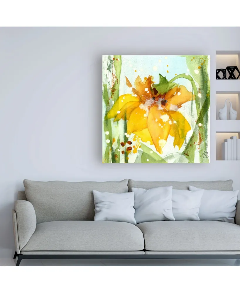 Dawn Derma Daffodil Canvas Art