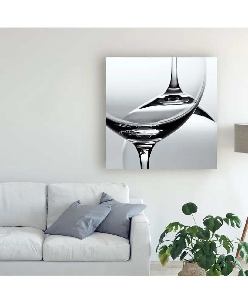 Hejha Two Wine Glasses Canvas Art