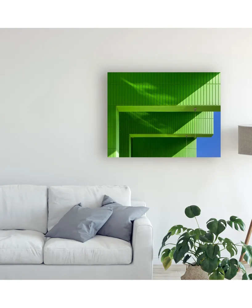 Jeroen Van De Green Modern Architecture Canvas Art