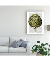 Fab Funky Globe Artichoke Print 2 Canvas Art - 19.5" x 26"