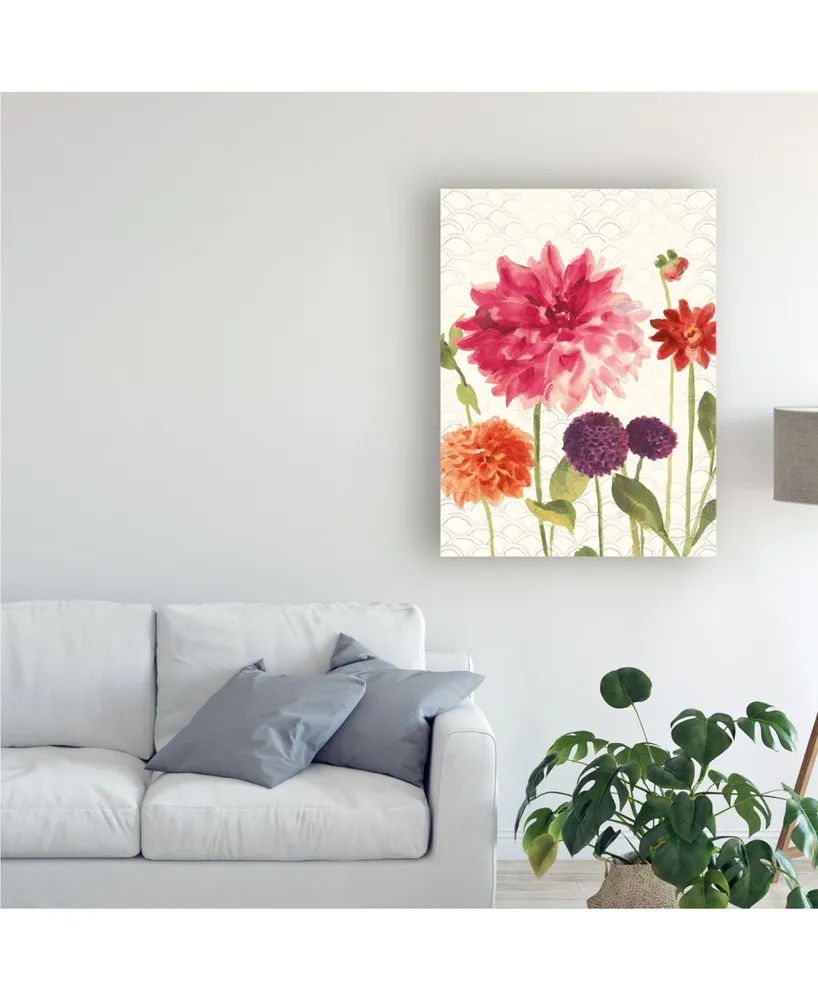 Danhui Nai Watercolor Floral V Canvas Art