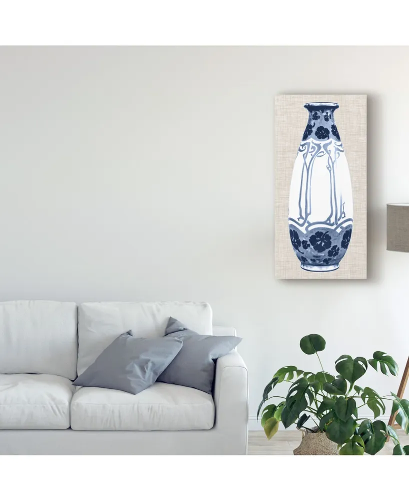 Unknown Blue & White Vase Ii Canvas Art - 15" x 20"