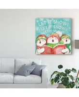 Mary Urban Let it Snow Viii Canvas Art - 15" x 20"