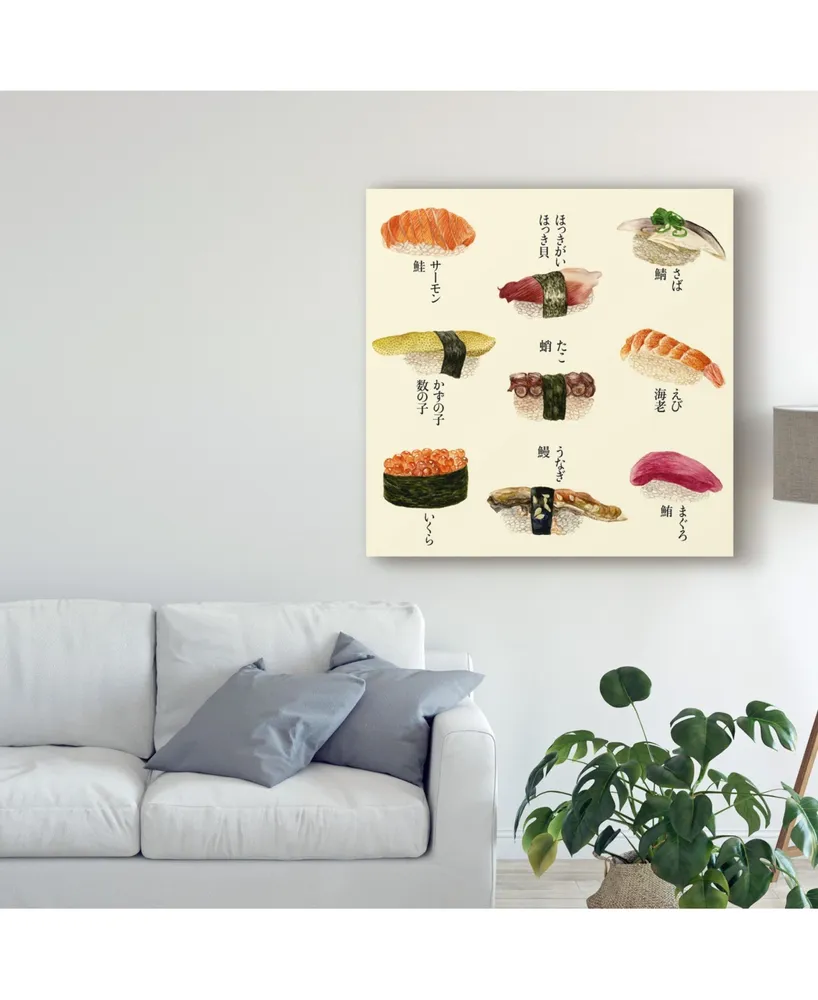 Melissa Wang Sushi I Canvas Art - 15" x 20"