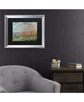 Claude Monet Spring 1880 Matted Framed Art