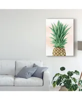 Grace Popp Pineapple on Coral I Canvas Art