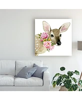 Grace Popp Deer Spring I Canvas Art - 27" x 33"