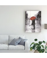 Ethan Harper Caught in the Rain Canvas Art - 20" x 25"