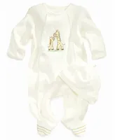 Little Me Baby Boys or Girls Giraffe Coverall with Hat, 2 Piece Set