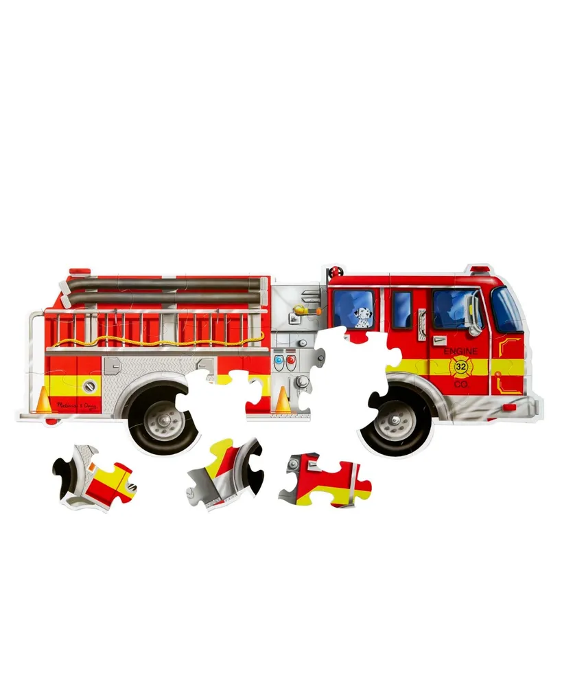 Melissa and Doug Giant Fire Truck Floor 24 pc