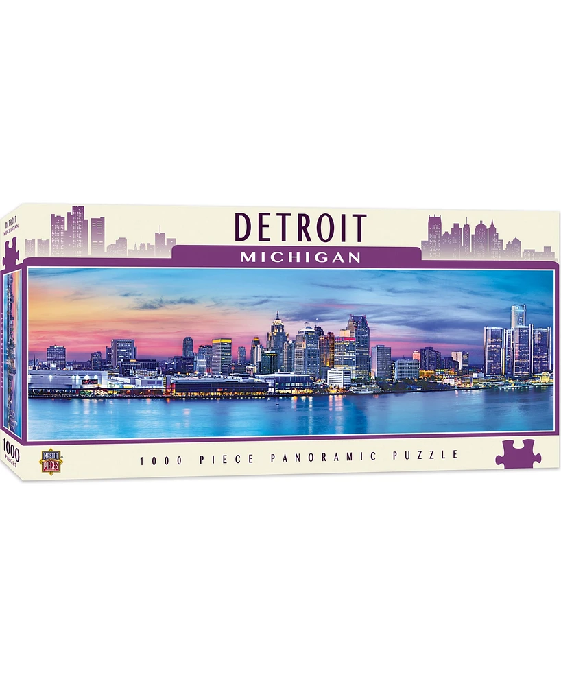 Masterpieces Detroit 1000 Piece Panoramic Jigsaw Puzzle for Adults