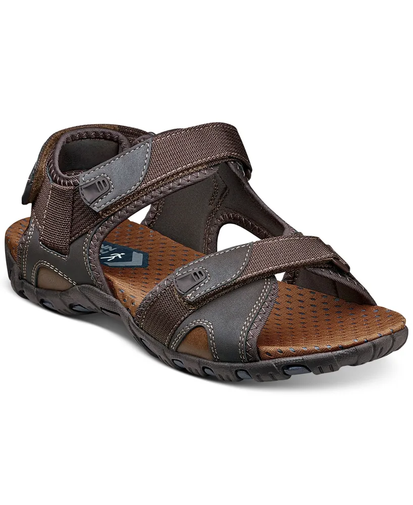 Nunn Bush Men's Rio Bravo Three-Strap River Sandals