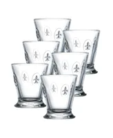 La Rochere Fleur De Lys 9-ounce Tumbler, Set of 6.