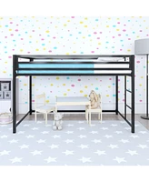 EveryRoom Mason Metal Junior Loft Bed