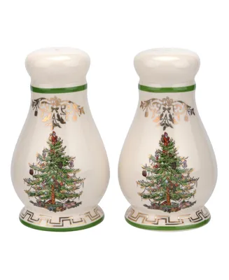 Christmas Tree Gold Salt and Pepper Set