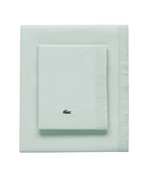 Lacoste Home Solid Cotton Percale Sheet Set