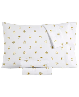 Juicy Couture Microfiber 3-Pc. Sheet Set, Twin