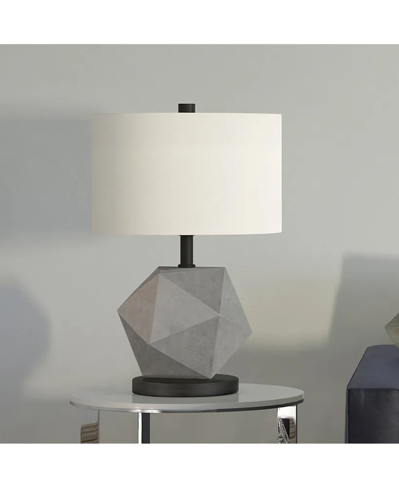 Hudson & Canal Kore Table Lamp In Concrete