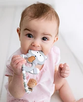3 Stories Trading Tiny Teethers Infant Silicone Pacifier Clip With Large Removable Teether