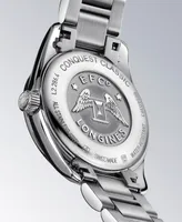 Longines Women's Swiss Conquest Classic Stainless Steel Bracelet Watch 34mm