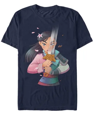 Disney Men's Mulan Anime Style Short Sleeve T-Shirt
