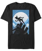 Disney Men's Peter Pan Curious Shadow Silhouette Short Sleeve T-Shirt