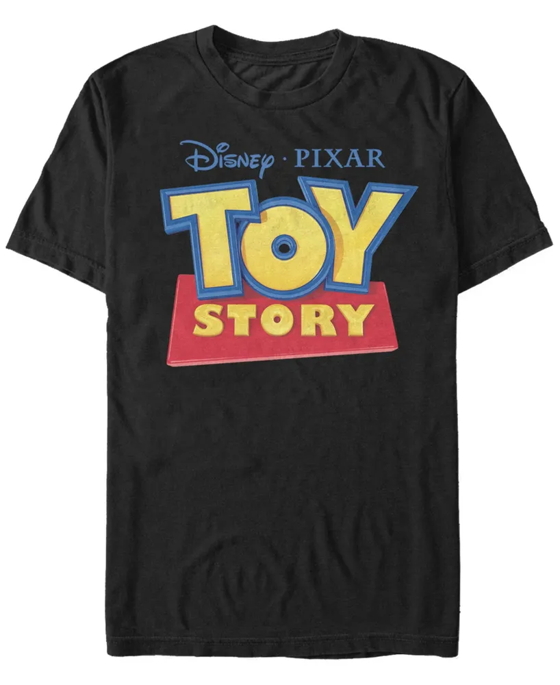 Disney Pixar Men's Official Toy Story Movie Logo Short Sleeve T-Shirt