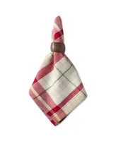 Design Imports Orchard Plaid Napkin Set