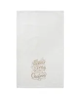 Design Imports Assorted Merry Little Christmas Printed Dishtowel Set
