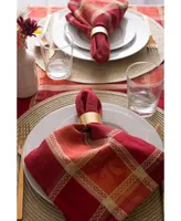 Design Imports Harvest Wheat Jacquard Tablecloth