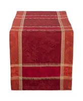 Design Imports Harvest Wheat Jacquard Table Runner