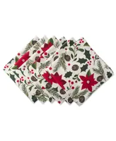 Design Imports Woodland Christmas Napkin , Set of 6