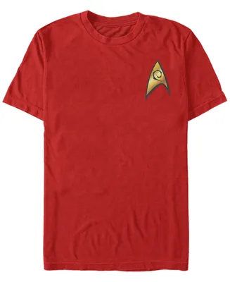 Star Trek Men's The Original Series Engineer Starfleet Insignia Short Sleeve T-Shirt