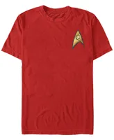 Star Trek Men's The Original Series Engineer Starfleet Insignia Short Sleeve T-Shirt