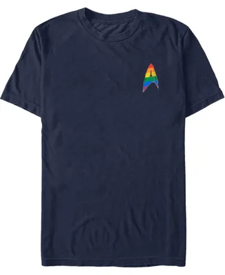 Star Trek Men's Discovery Pride Starfleet Insignia Short Sleeve T-Shirt