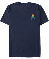 Star Trek Men's Discovery Pride Starfleet Insignia Short Sleeve T-Shirt