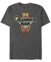 Star Trek Men's Deep Space Nine Quarks Bar Logo Short Sleeve T-Shirt