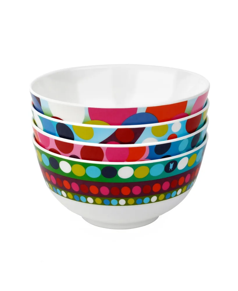 French Bull Melamine 6" x 3" Bindi Soup Bowl, Set of 4