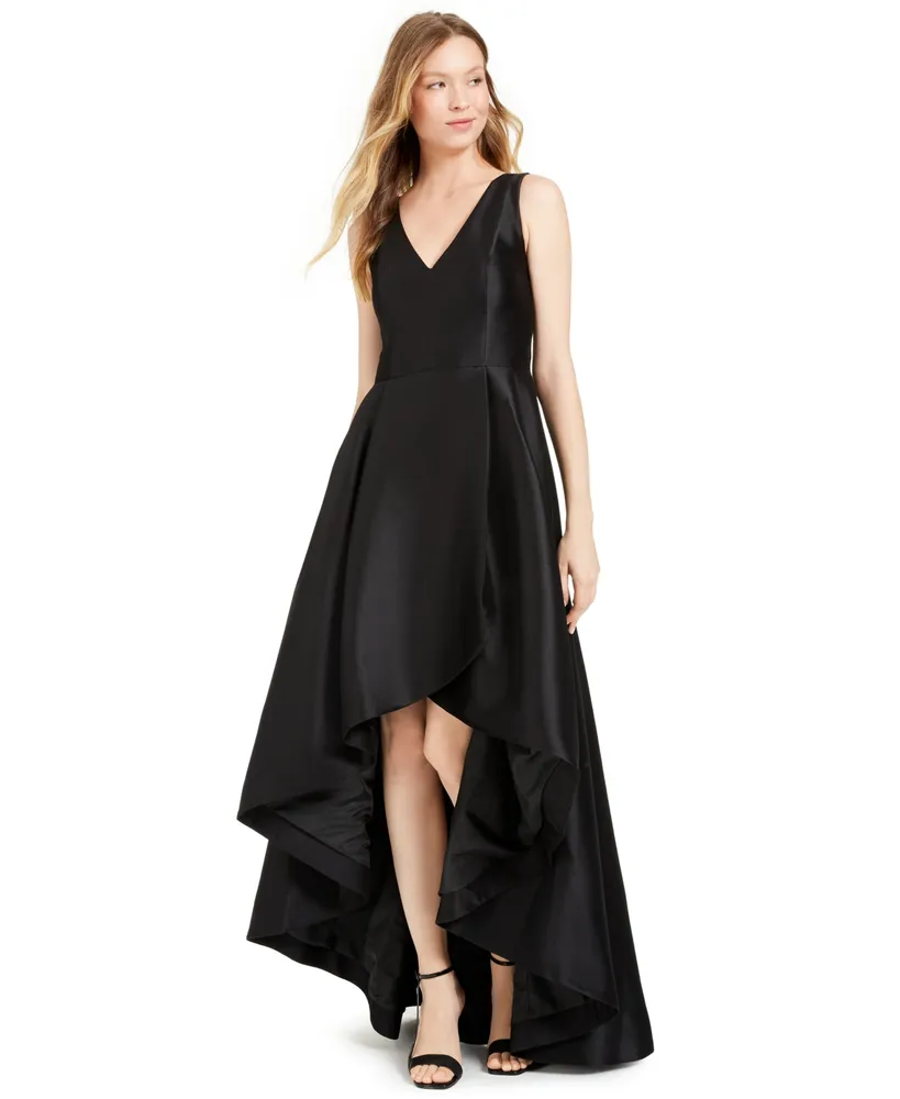 Calvin Klein High-Low A-Line Gown - Macy's  A line gown, Gowns, Wedding  dresses under 500
