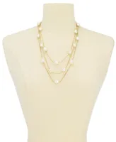 Charter Club Gold-Tone Imitation Pearl Multi-Row Necklace, 20" + 2" extender, Created for Macy's
