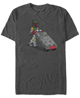 Star Wars Men's Classic Boba Fett Cement Man Short Sleeve T-Shirt