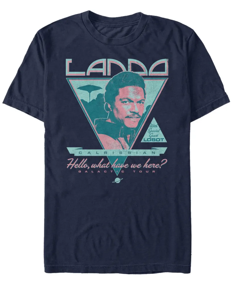 Star Wars Men's Classic Lando Calrissian Galactic Tour Short Sleeve T-Shirt