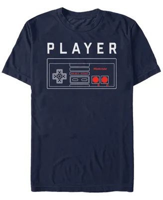 Nintendo Men's Classic Nes Player One Controller Short Sleeve T-Shirt