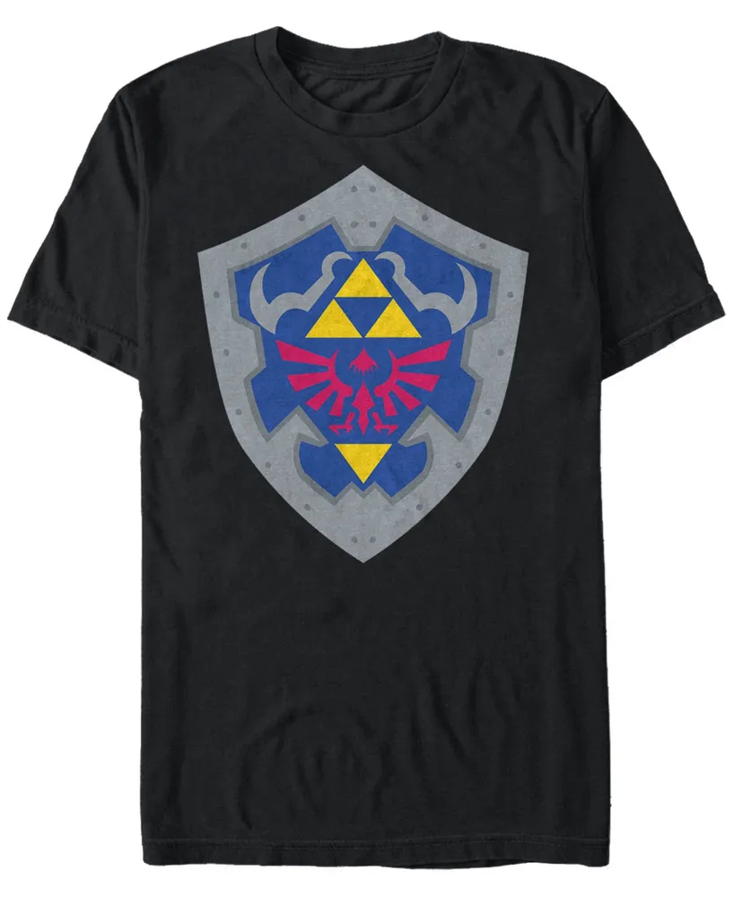 Nintendo Men's The Legend of Zelda Simple Shield Short Sleeve T-Shirt