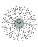 Three Star Abstract Branch Wall Clock