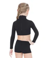 Capezio Big Girls Turtleneck Long Sleeve Top